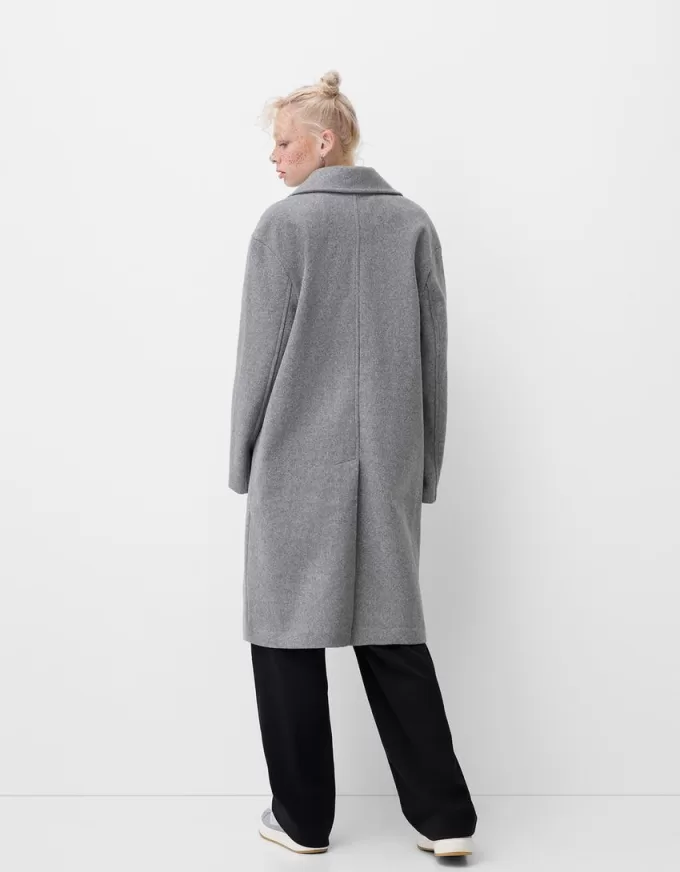 Long soft coat Long soft coat