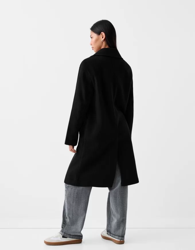 Long soft coat Long soft coat