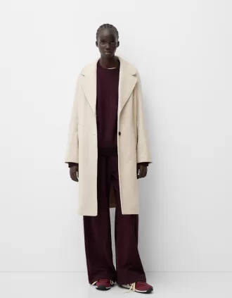 Long soft coat Long soft coat