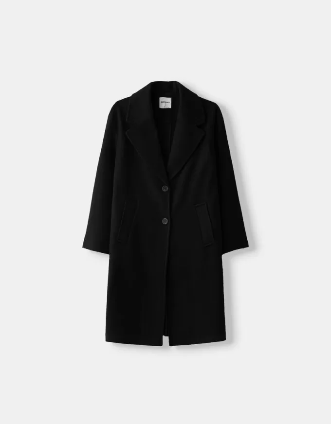 Long soft coat Long soft coat