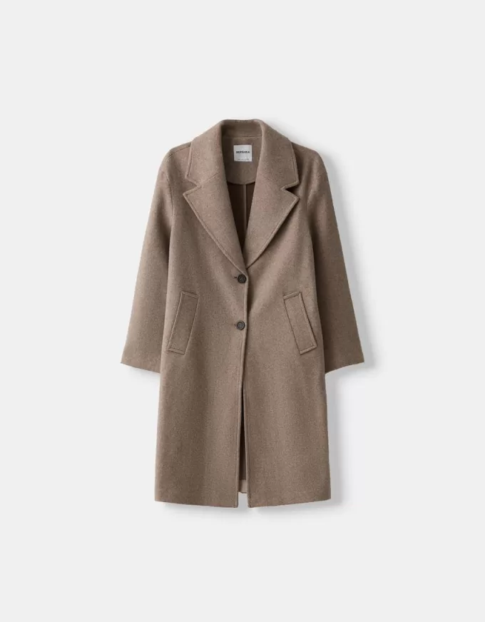 Long soft coat Long soft coat