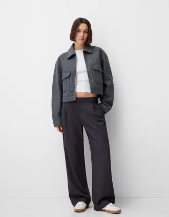 Low-rise baggy pants