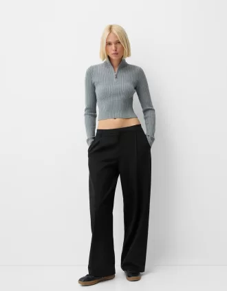 Low-rise baggy pants