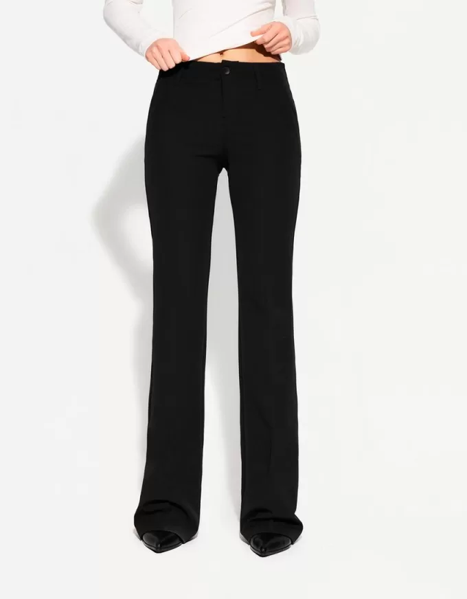 Low-rise boot-cut pants Low-rise boot-cut pants
