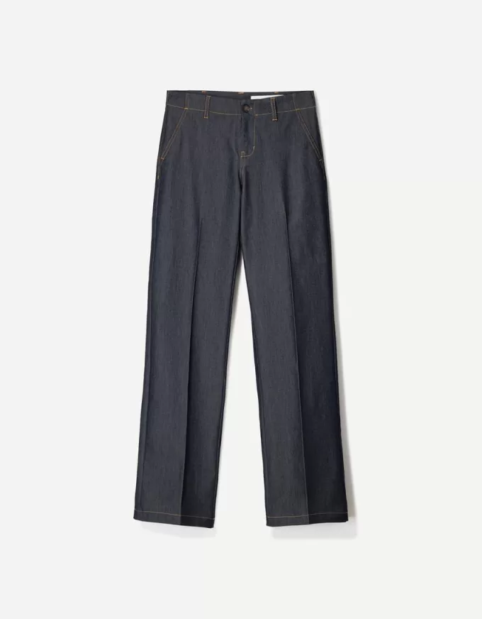 Low-rise boot-cut pants Low-rise boot-cut pants