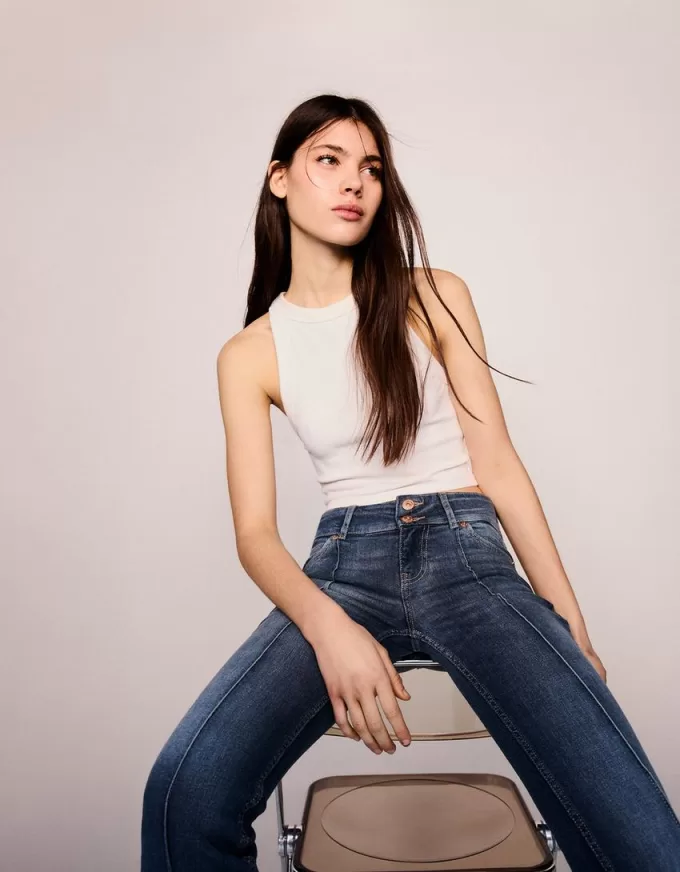 Low-rise bootcut jeans Low-rise bootcut jeans