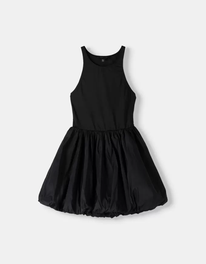 Maxi balloon mini dress