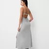 Maxi dress with straps