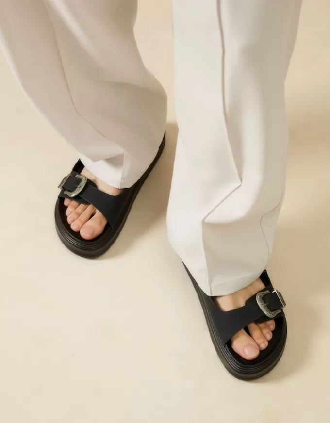 Men’s buckled platform sandals Men’s buckled platform sandals