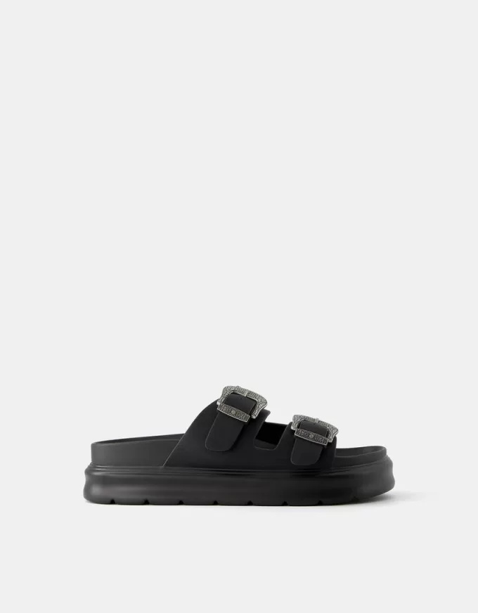Men’s buckled platform sandals Men’s buckled platform sandals