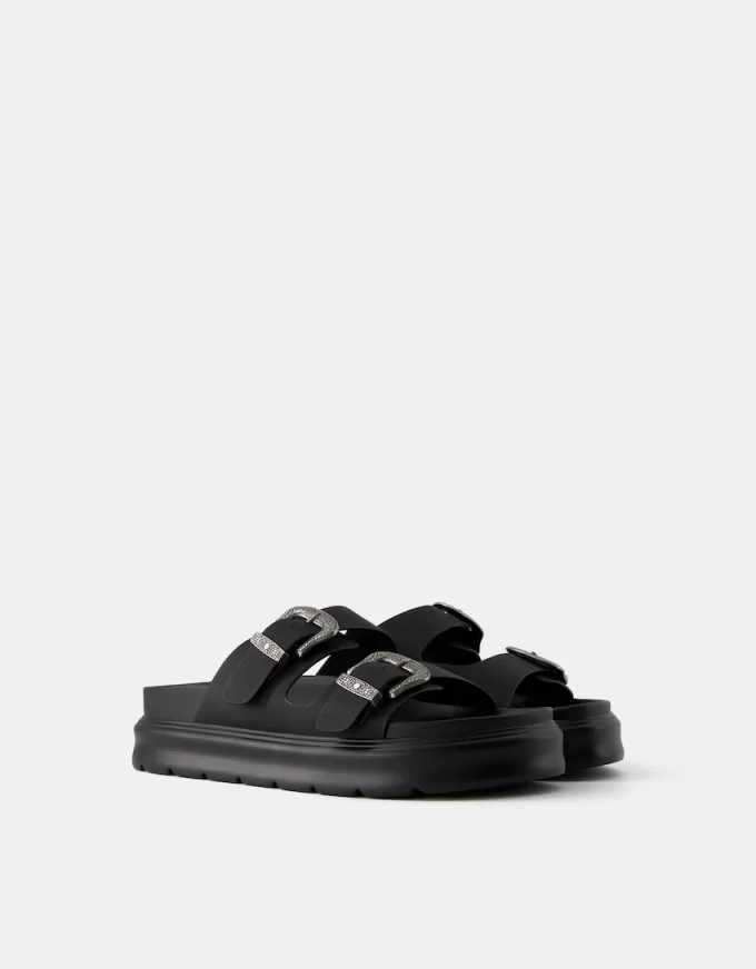 Men’s buckled platform sandals Men’s buckled platform sandals