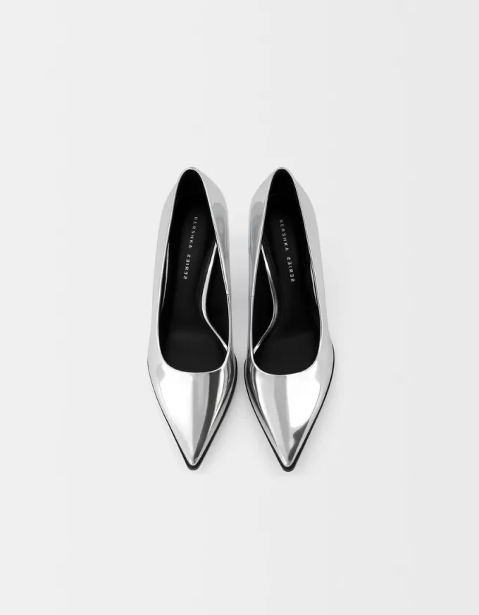 Metallic high-heel shoes Metallic high-heel shoes