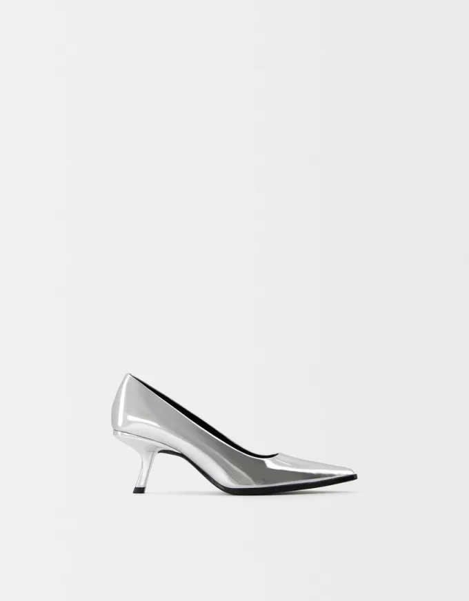 Metallic high-heel shoes Metallic high-heel shoes