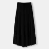 Midi skirt with elastic waist Midi skirt with elastic waist