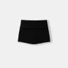 Mini fold-over-waist skirt Mini fold-over-waist skirt