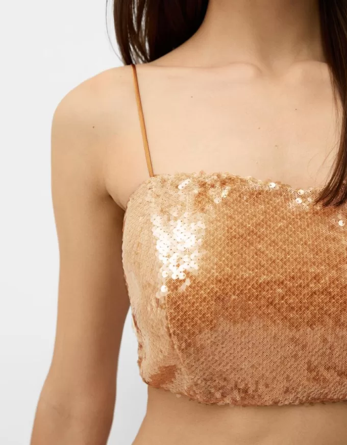 Mini sequined top Mini sequined top