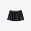 Mini skirt with contrast waist Mini skirt with contrast waist