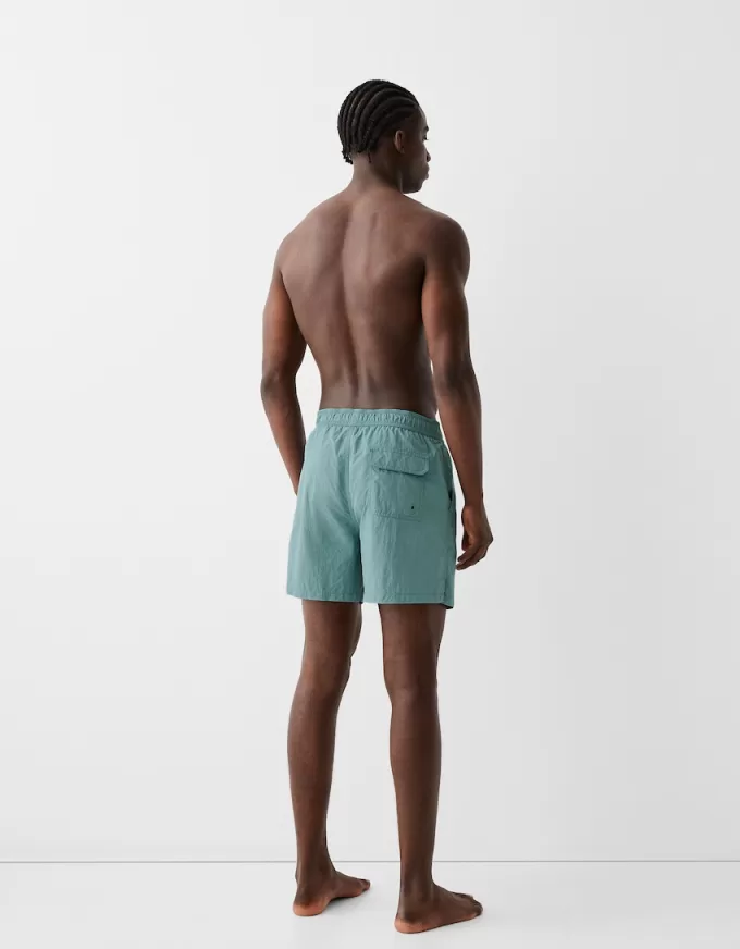 Monochrome boxy-fit board shorts Monochrome boxy-fit board shorts