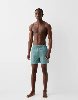 Monochrome boxy-fit board shorts Monochrome boxy-fit board shorts