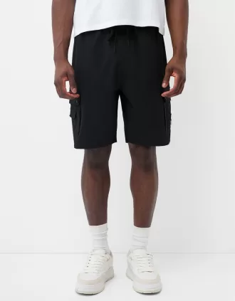 Multi-cargo technical Bermuda shorts