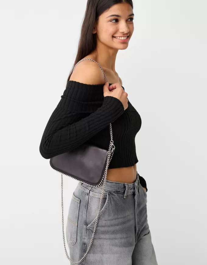 Multi-way leather effect crossbody bag Multi-way leather effect crossbody bag