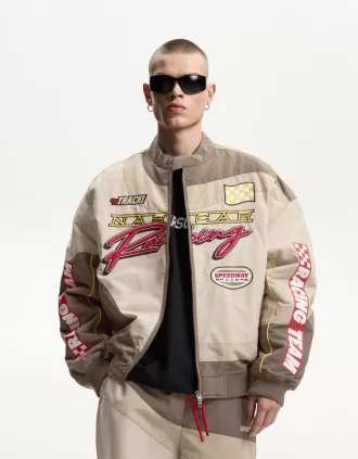 Nascar jacket with patches Nascar jacket with patches