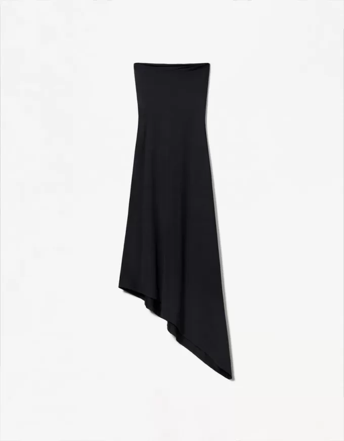Off-the-shoulder asymmetric midi dress Off-the-shoulder asymmetric midi dress