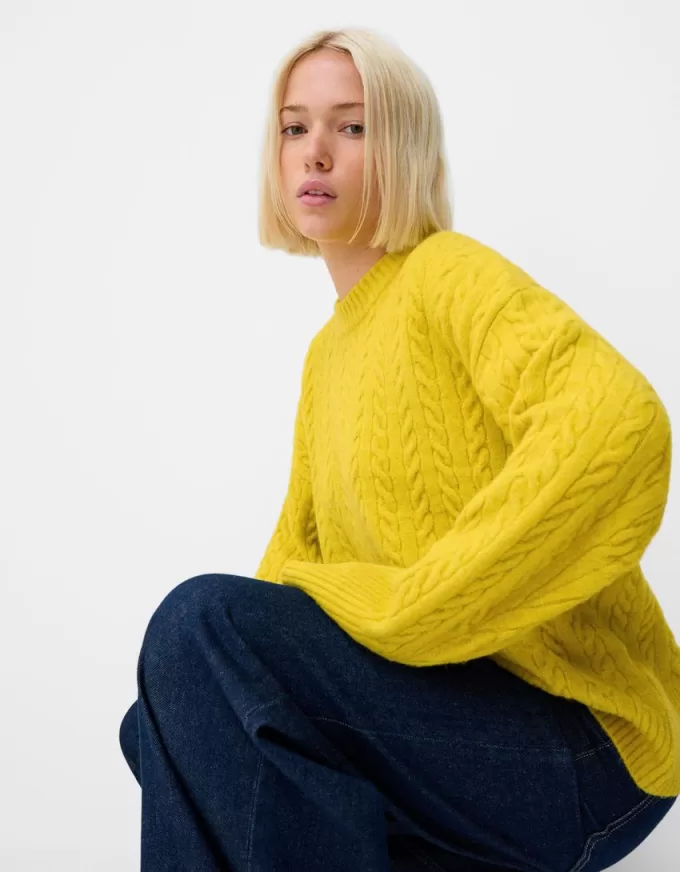 Oversize cable-knit sweater Oversize cable-knit sweater
