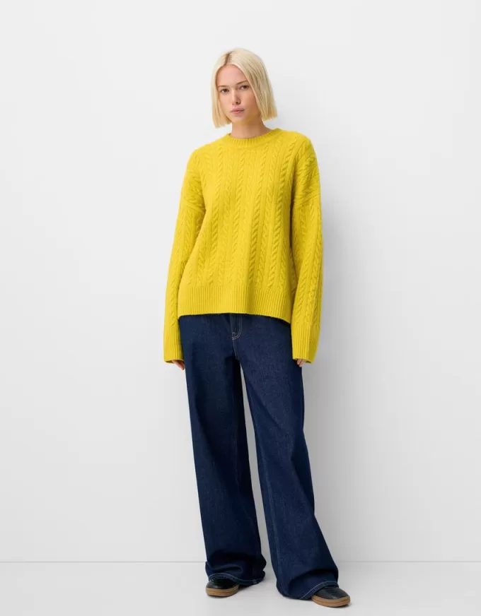 Oversize cable-knit sweater Oversize cable-knit sweater