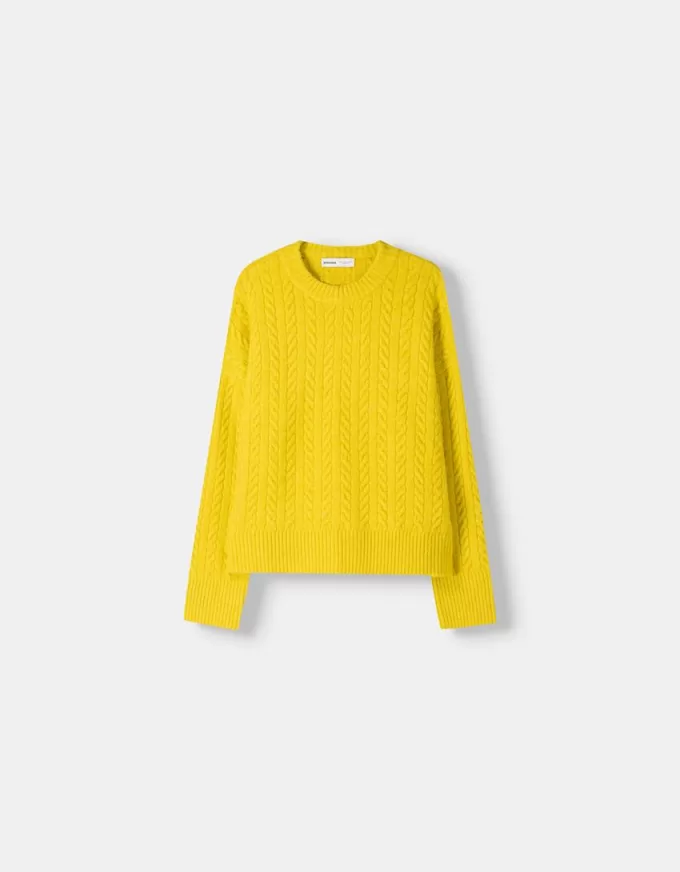 Oversize cable-knit sweater Oversize cable-knit sweater