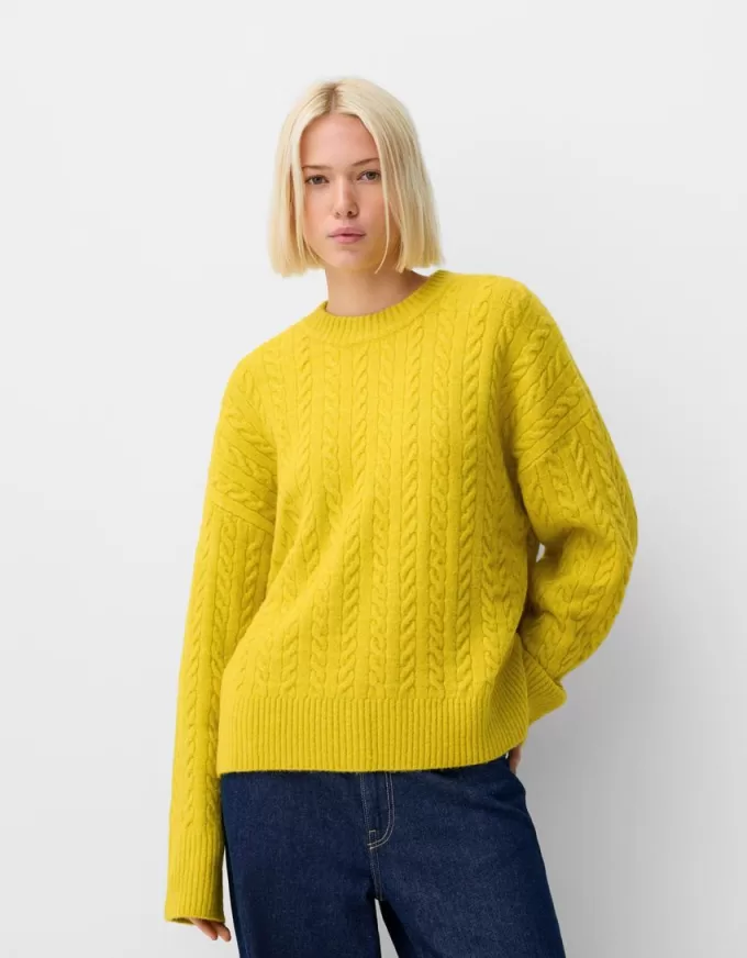 Oversize cable-knit sweater Oversize cable-knit sweater