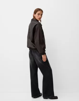 Oversize faux leather jacket Oversize faux leather jacket