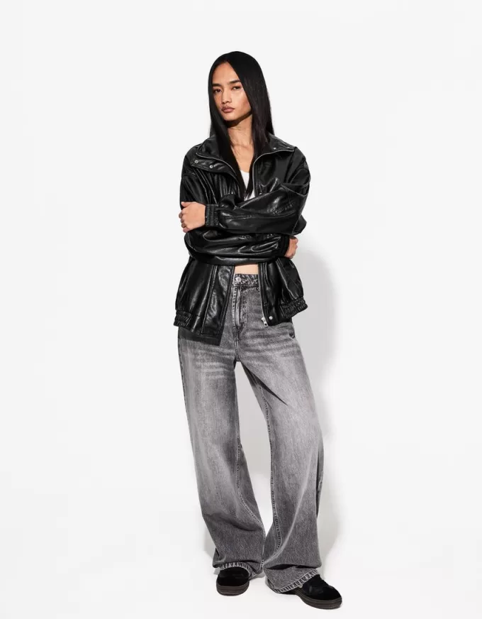 Oversize faux leather jacket Oversize faux leather jacket