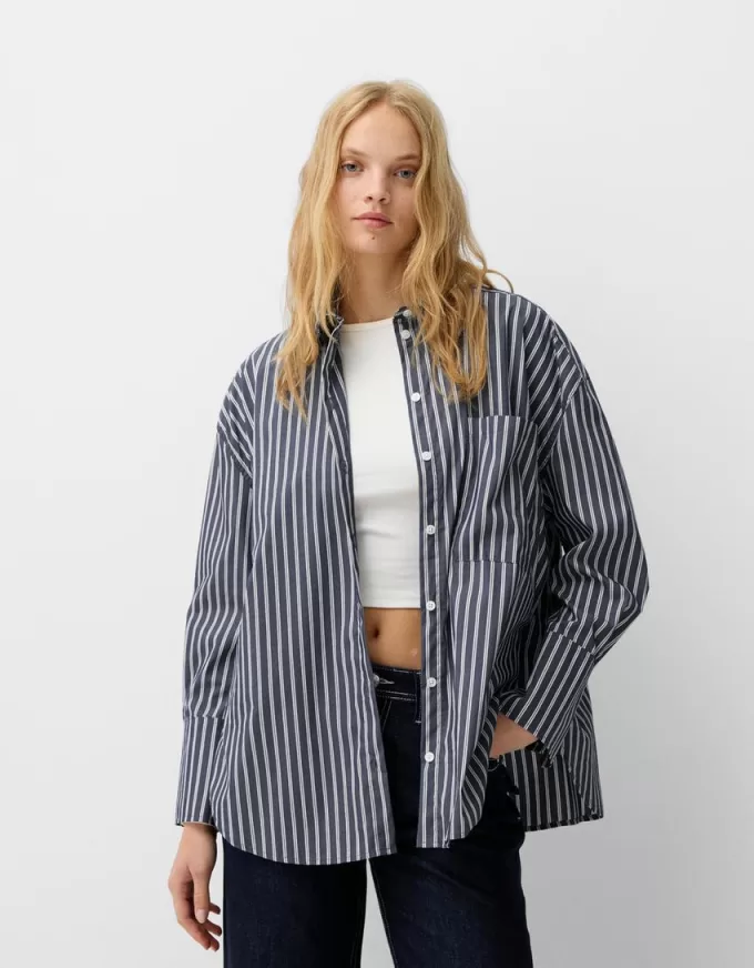 Oversize poplin shirt Oversize poplin shirt