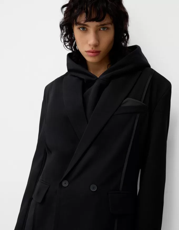 Oversize sateen suit blazer Oversize sateen suit blazer