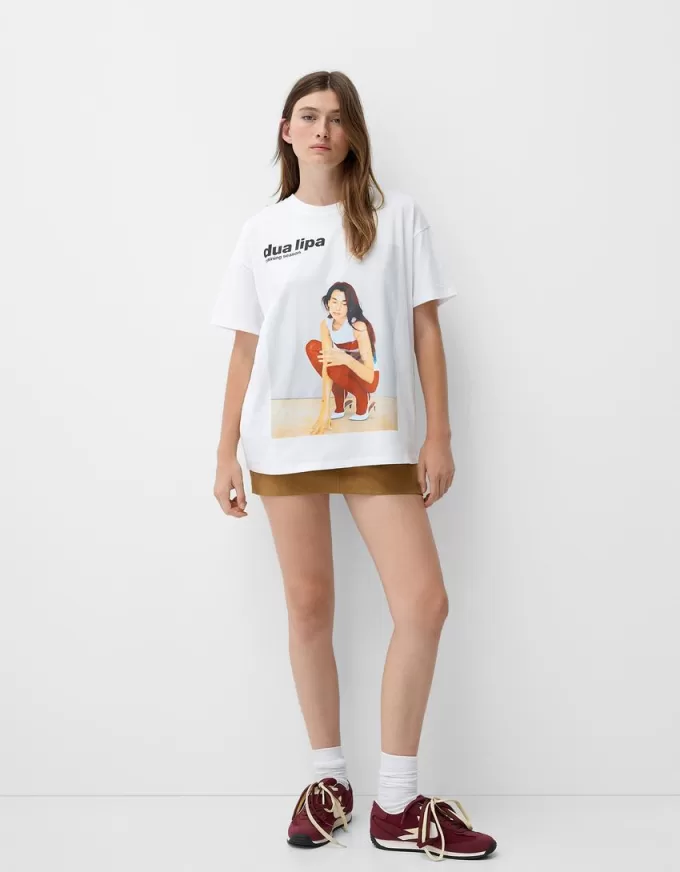 Oversize short sleeve Dua Lipa T-shirt