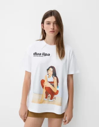 Oversize short sleeve Dua Lipa T-shirt