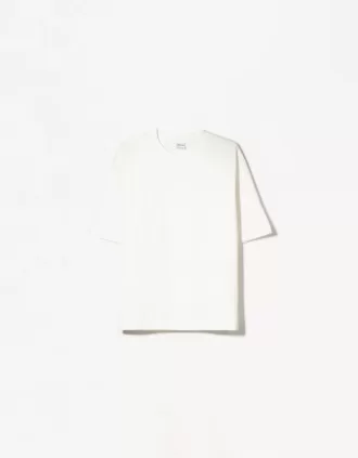Oversize short sleeve heavy cotton T-shirt