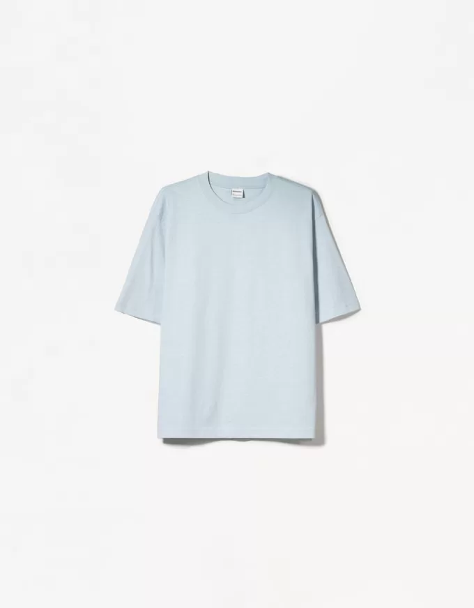 Oversize short sleeve heavy cotton T-shirt
