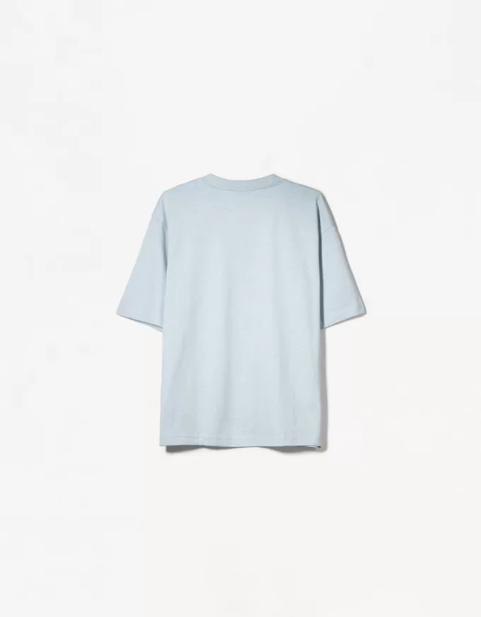 Oversize short sleeve heavy cotton T-shirt