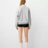 Oversize sweatshirt with side pockets Oversize sweatshirt with side pockets