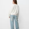 Oversize sweatshirt with side pockets Oversize sweatshirt with side pockets