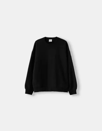 Oversize sweatshirt with side pockets