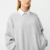 Oversize sweatshirt with side pockets Oversize sweatshirt with side pockets