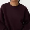 Oversize sweatshirt with side pockets
