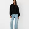 Oversize sweatshirt with side pockets Oversize sweatshirt with side pockets