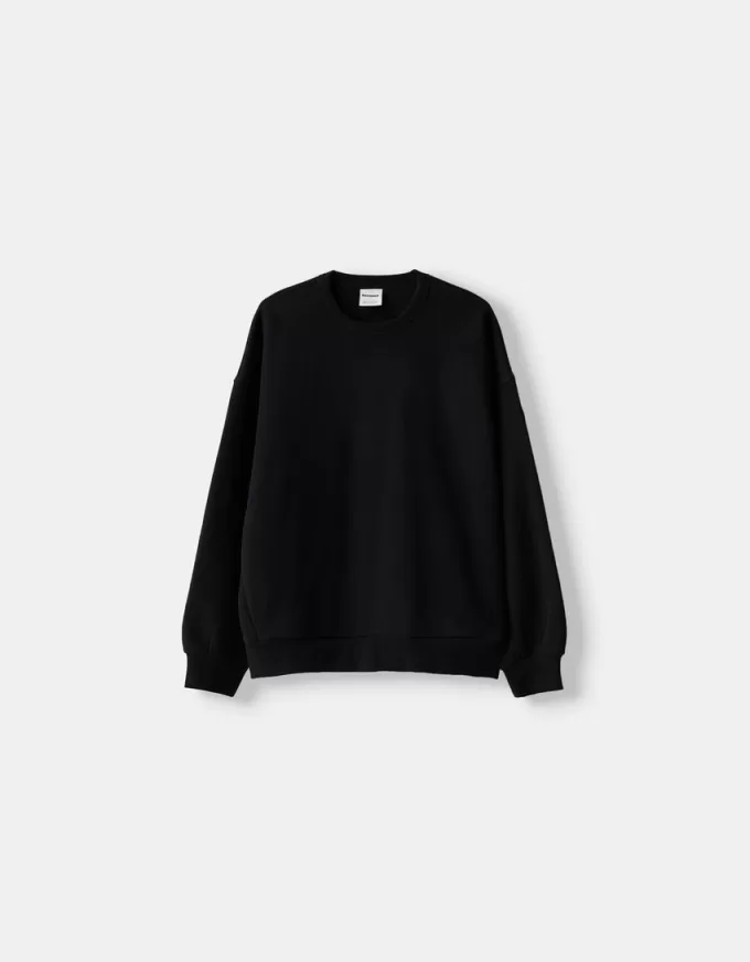 Oversize sweatshirt with side pockets Oversize sweatshirt with side pockets