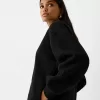 Oversize sweatshirt with side pockets Oversize sweatshirt with side pockets
