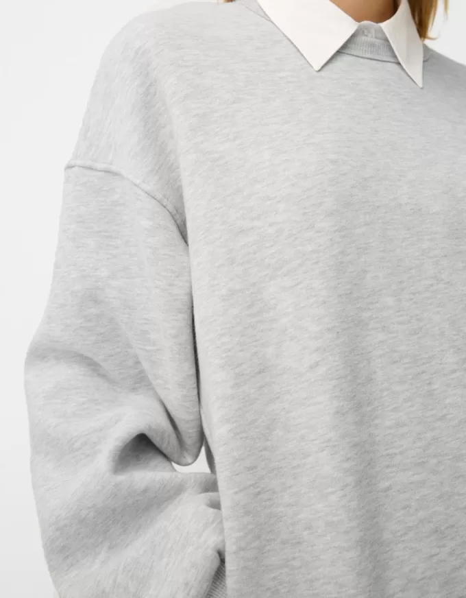 Oversize sweatshirt with side pockets Oversize sweatshirt with side pockets