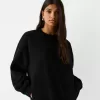 Oversize sweatshirt with side pockets Oversize sweatshirt with side pockets